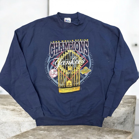 Vintage 1996 New York Yankees World Series Champions Crewneck XL Pro Player USA
